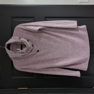 NWT Weaczzy~ Cowl neck sweater w/ buttons, Size M, SUPER SOFT!!!